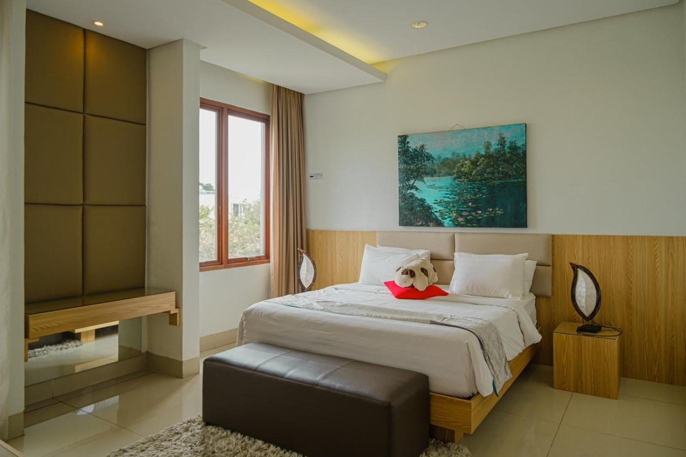Oyama City View Villa 4 Bedrooms With A Private Swimming Pool Bandung Dış mekan fotoğraf